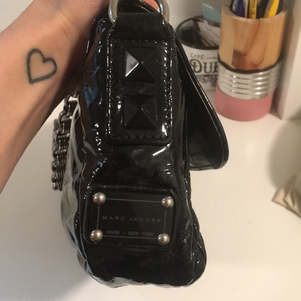Marc Jacobs patent leather shoulder bag/clutch - Picture 2 of 4